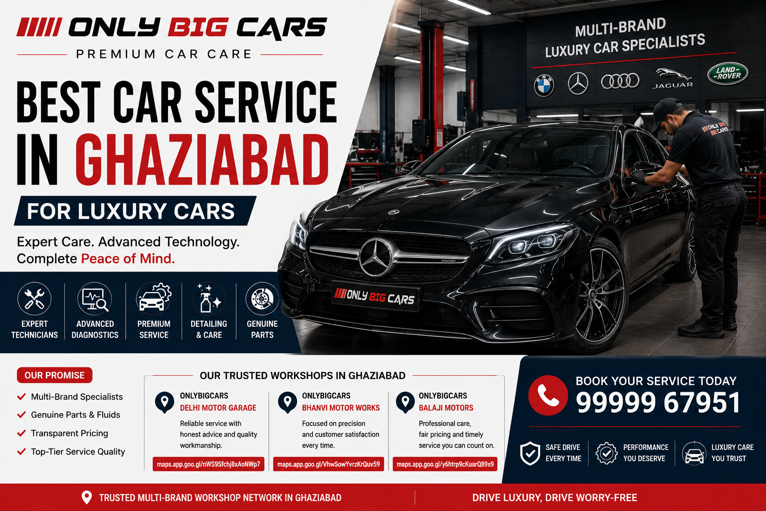 Best Car Service in Ghaziabad for Luxury Cars