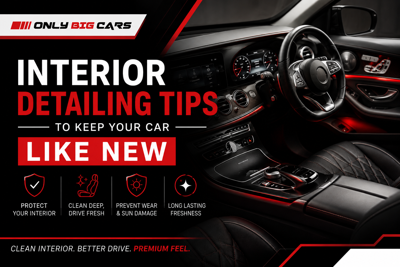 Interior Detailing Tips to Keep Your Car Like New