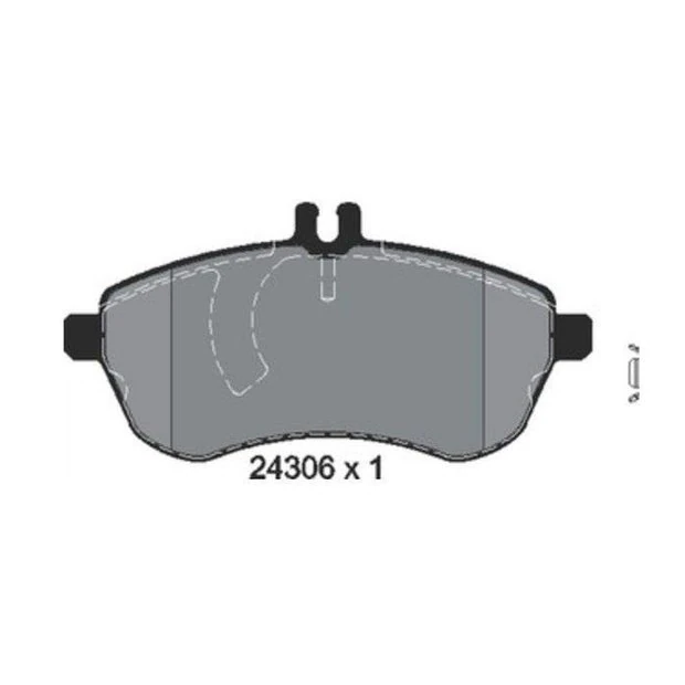 Brake Pads, OEM reference A0054201520