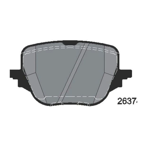 Brake Pads, OEM reference A0004204103