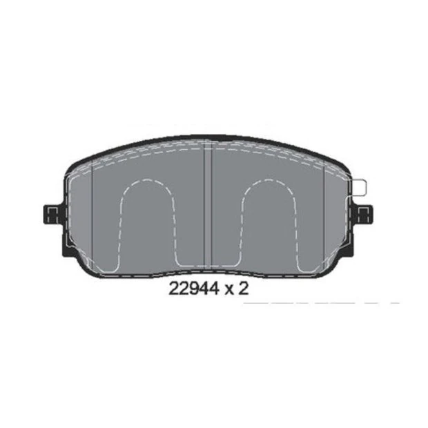 Brake Pads, OEM reference A0004202205