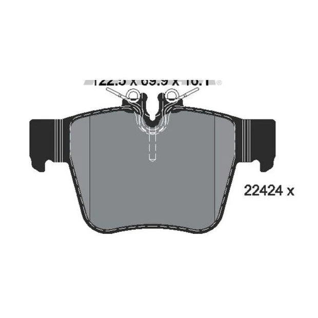 Brake Pads, OEM reference A0004205200