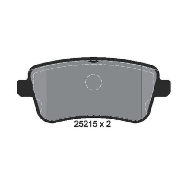 Brake Pads, OEM reference A0004208104