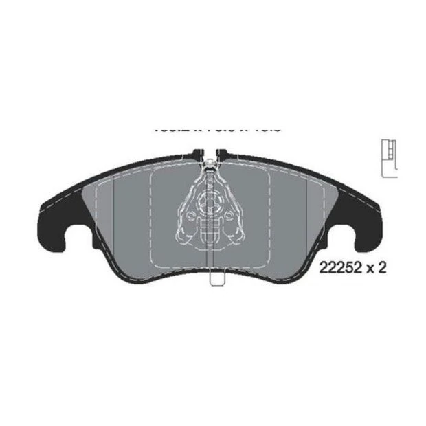 Brake Pads, OEM reference 4G0698151