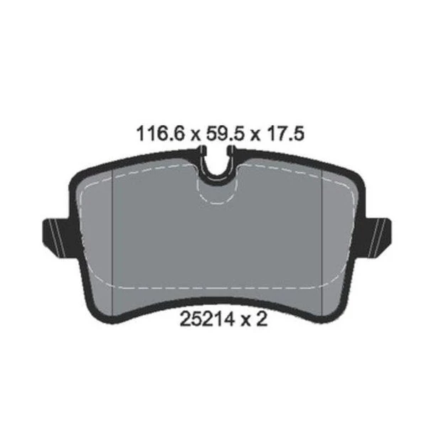 Brake Pads, OEM reference 4G0698451