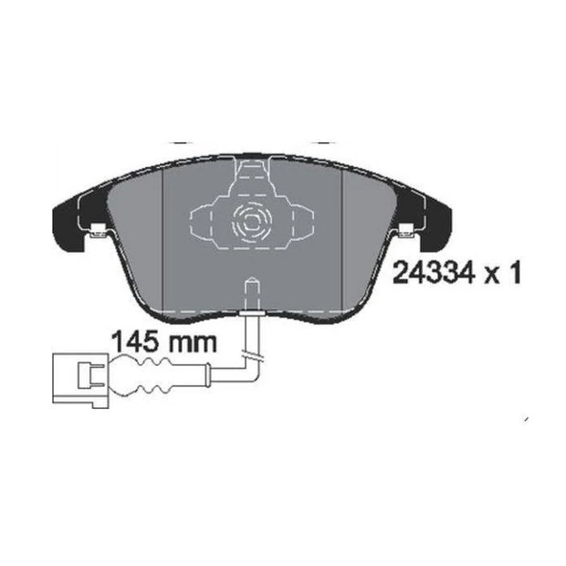 Brake Pads, OEM reference 5N0698151A