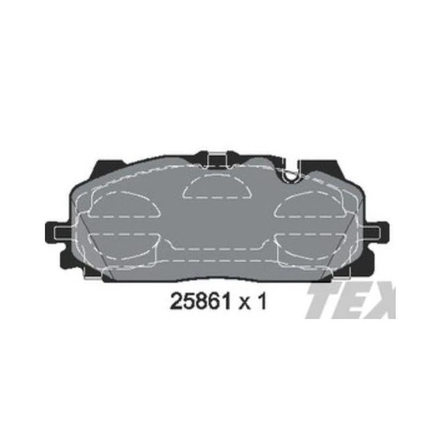 Brake Pads, OEM reference 4K0698151AA