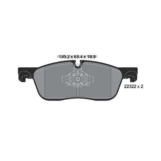 Brake Pads, OEM reference LR160438