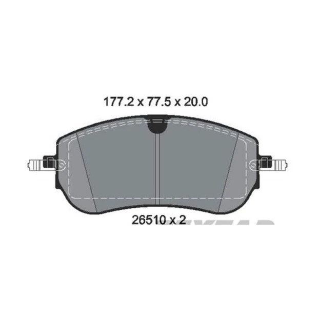Brake Pads, OEM reference J9C26726