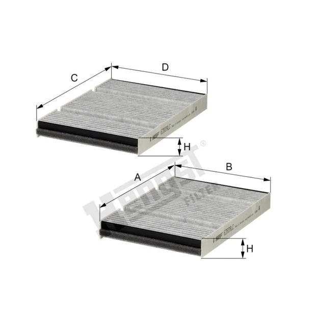 Cabin Filters, OEM reference 2228300318